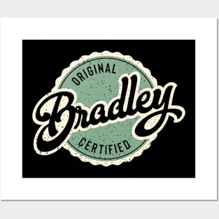 Original Bradley Certified - Vintage Badge Style Posters and Art